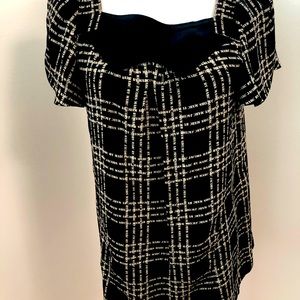 Marc by Marc Jacob’s logo blouse shirt top Sz M